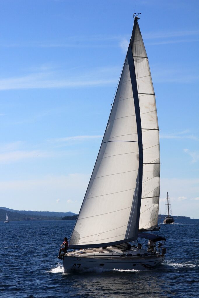 sailing vessel on the ocean